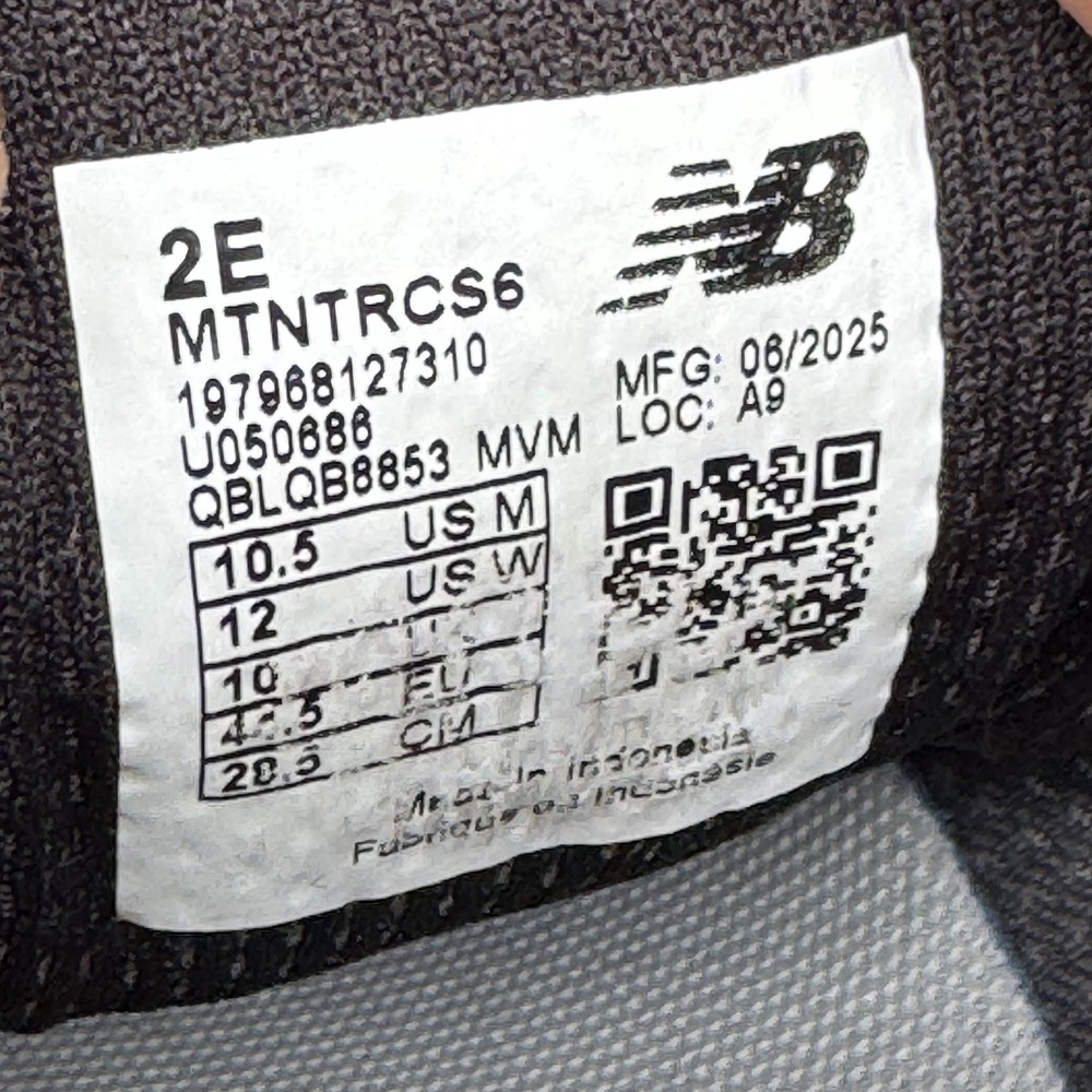 Size 10.5 - Men's New‎ Balance Nitrel Shoes MTNTRCS6 - Picture 6 of 11